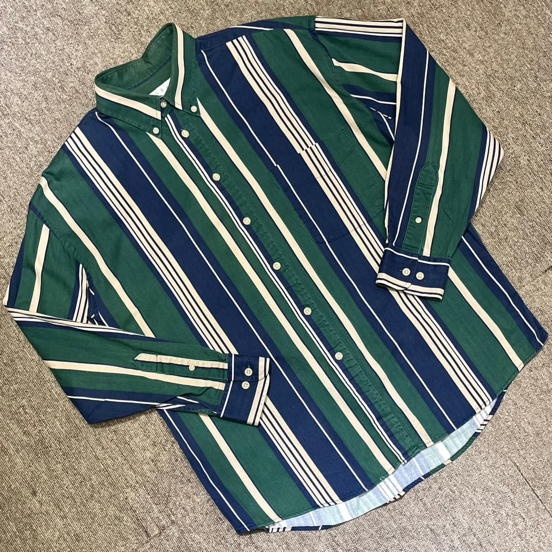 (M) Tribute 빈티지 스프라이프 셔츠 상품이미지1