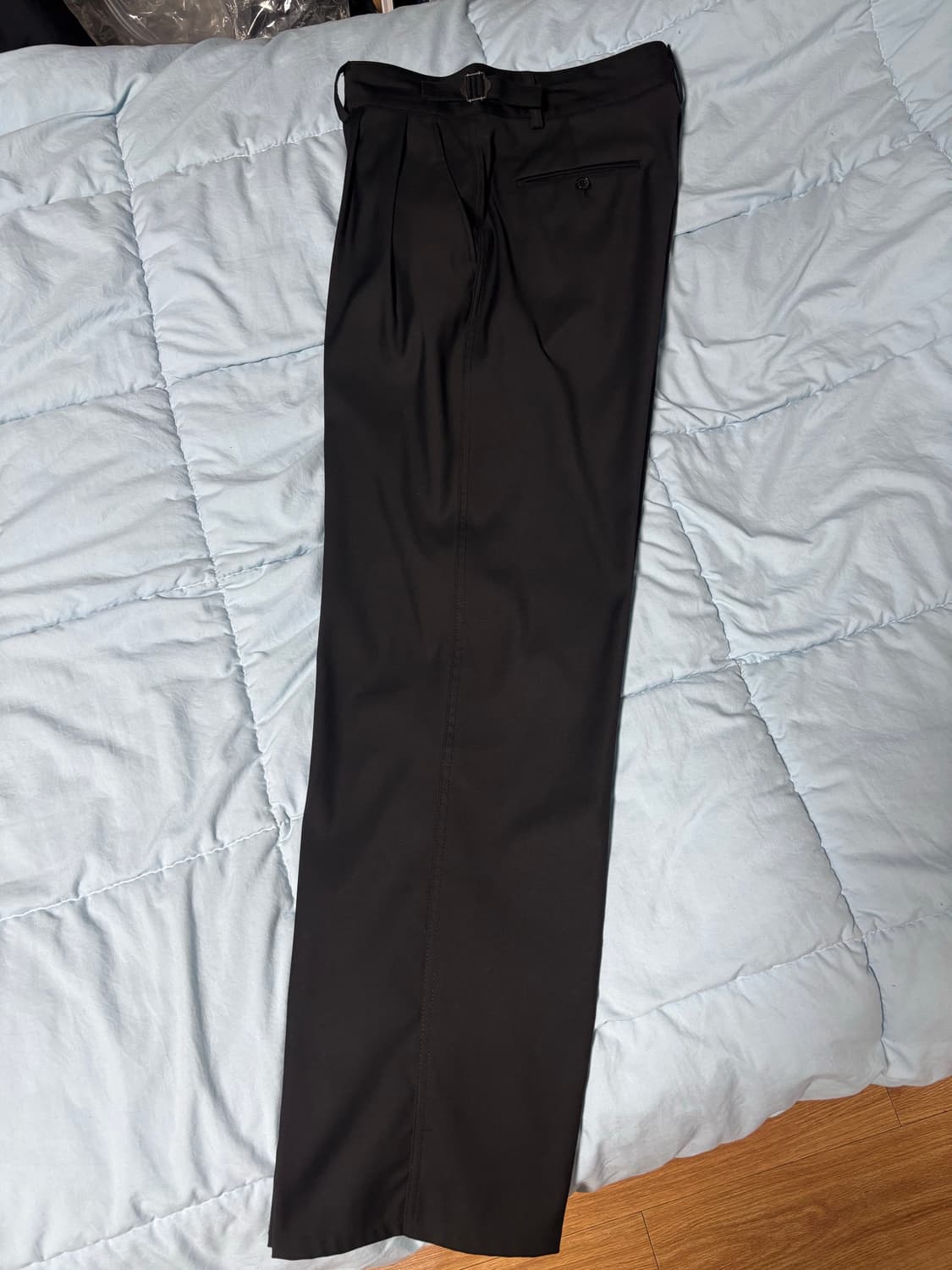 03) 어나더 오피스 AW 산티아고 슬랙스 스탠다드 블랙 상품이미지3