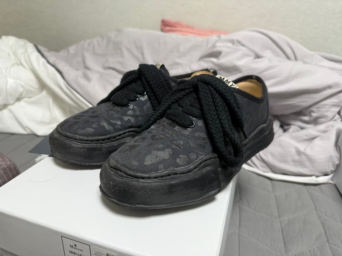 메종 미하라 야스히로 베이키 og 레오파드 블랙 40 상품이미지3