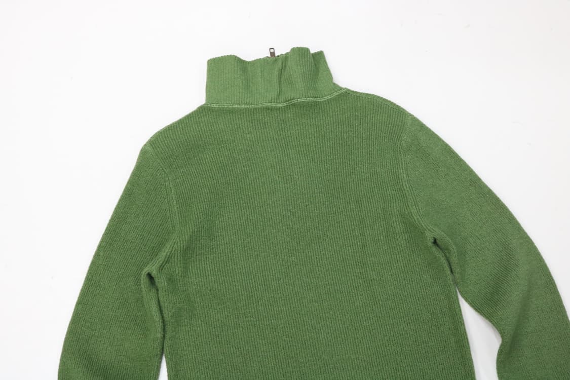 디젤 빈티지 스트라이프 라인 하프집업 울 니트 상품이미지7