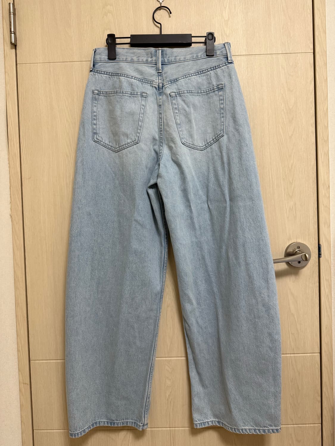유니클로 배기커브진(다리길이75cm) 62 BLUE 27사이즈 상품이미지2
