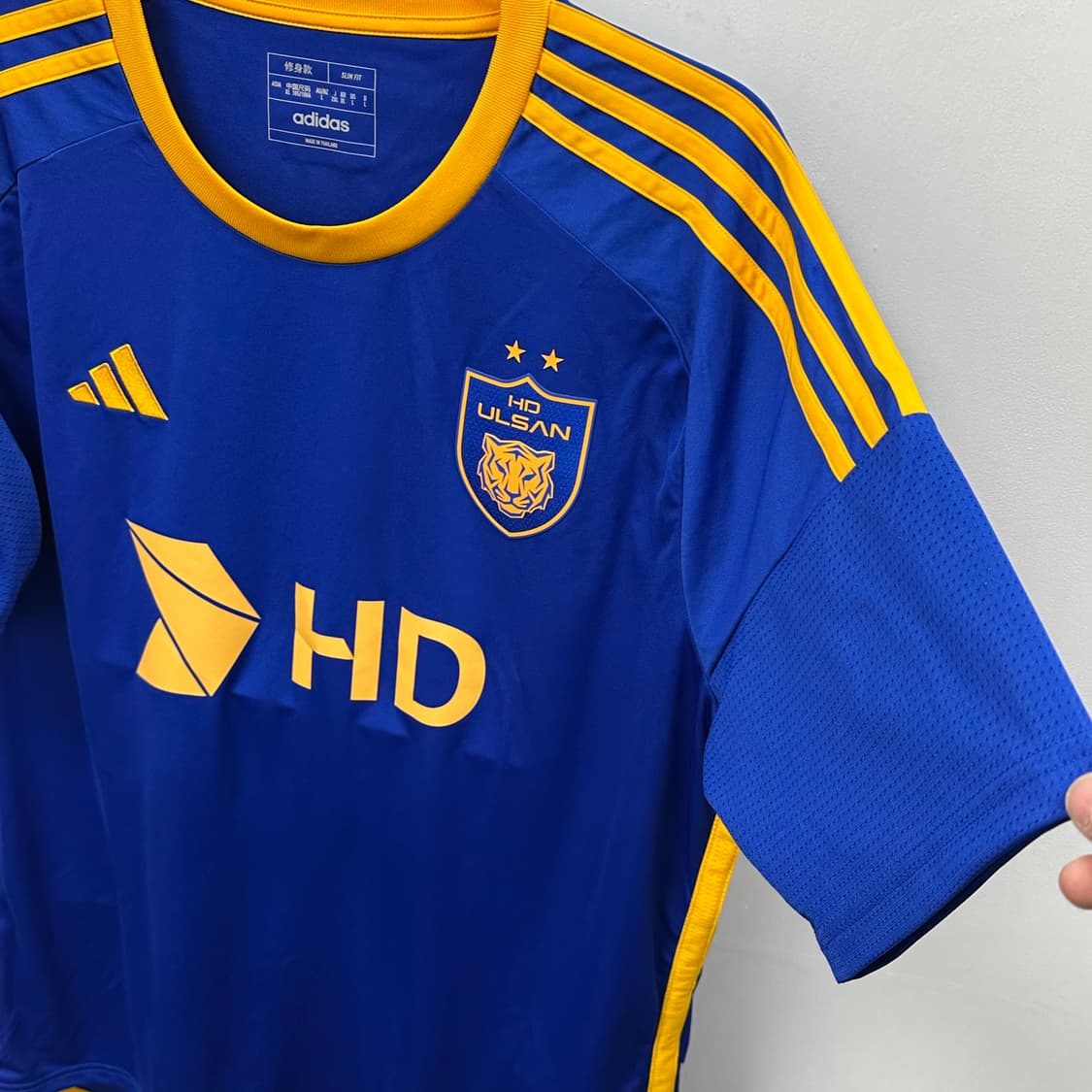 아디다스 울산현대 2024 아챔패치 노마킹 유니폼 XL 상품이미지4