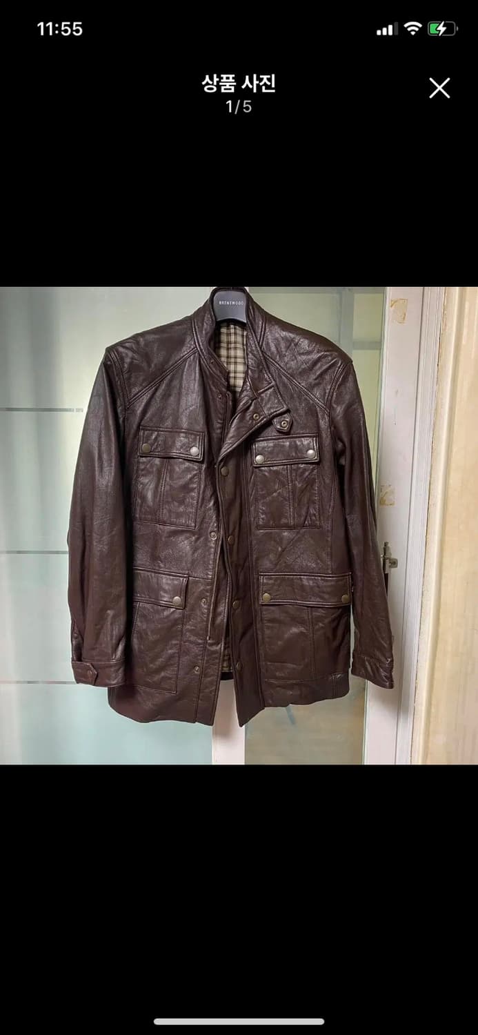 UNIQLO 유니클로 소가죽 자켓 XL사이즈 상품이미지1