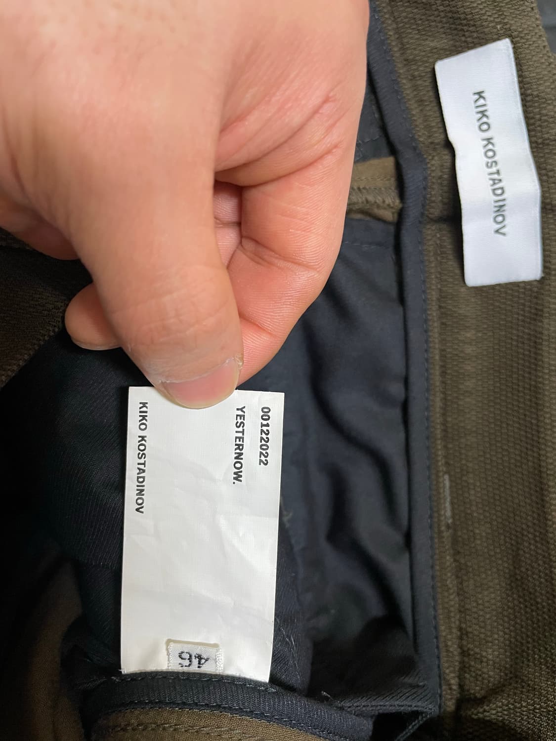 키코 코스타디노브 itten trouser 브라운 46 상품이미지6