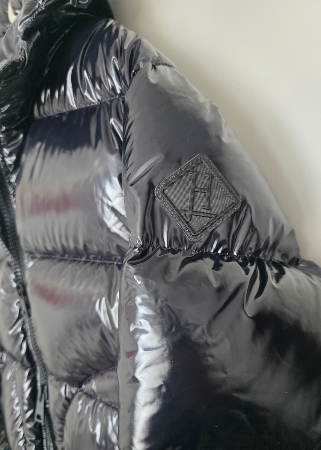 에르노(HERNO)글로스 보머 구스다운 패딩 블랙 (105)자켓 상품이미지5