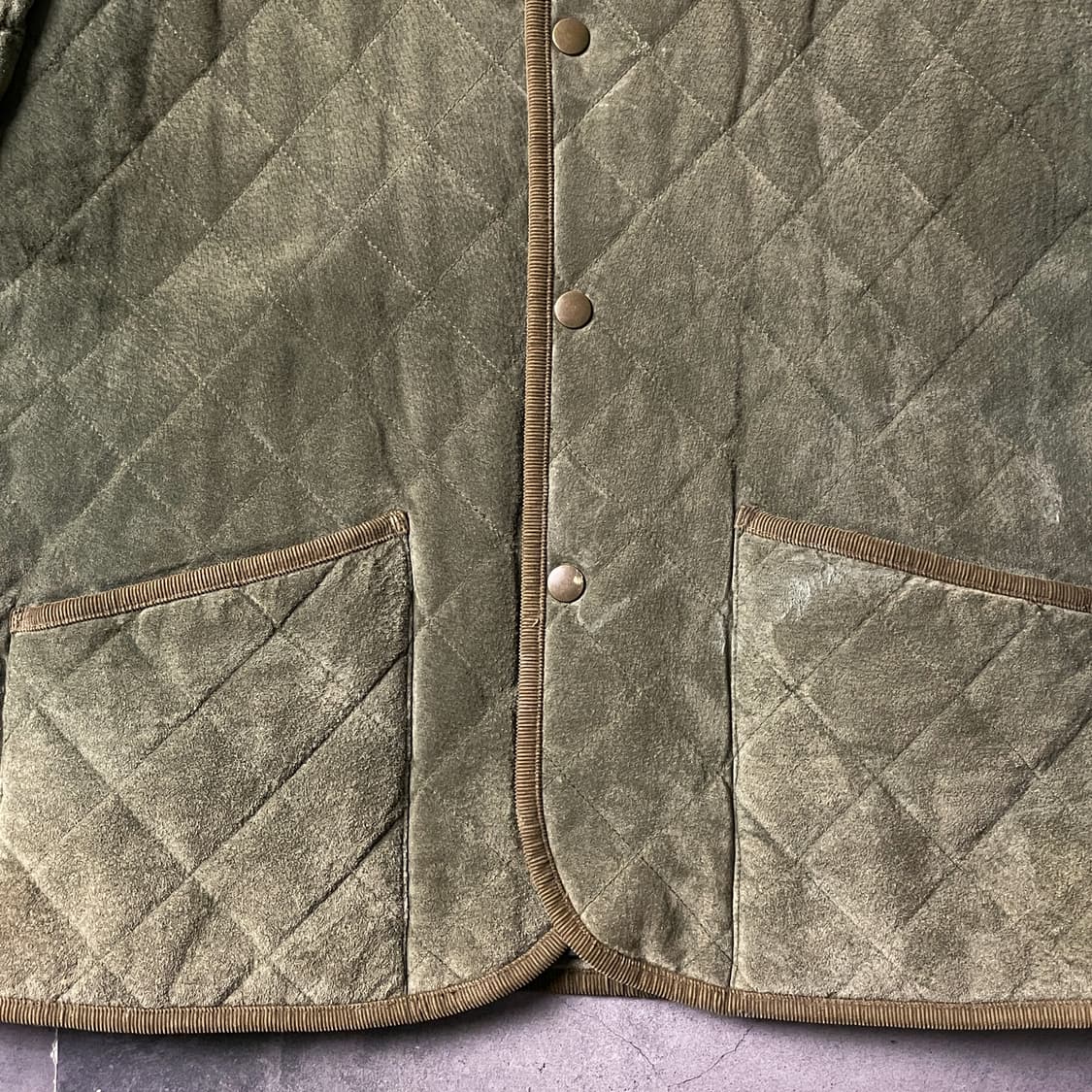 TOMMY HILFIGER 토미힐피거 카키 퀄팅 자켓 A00813 상품이미지4