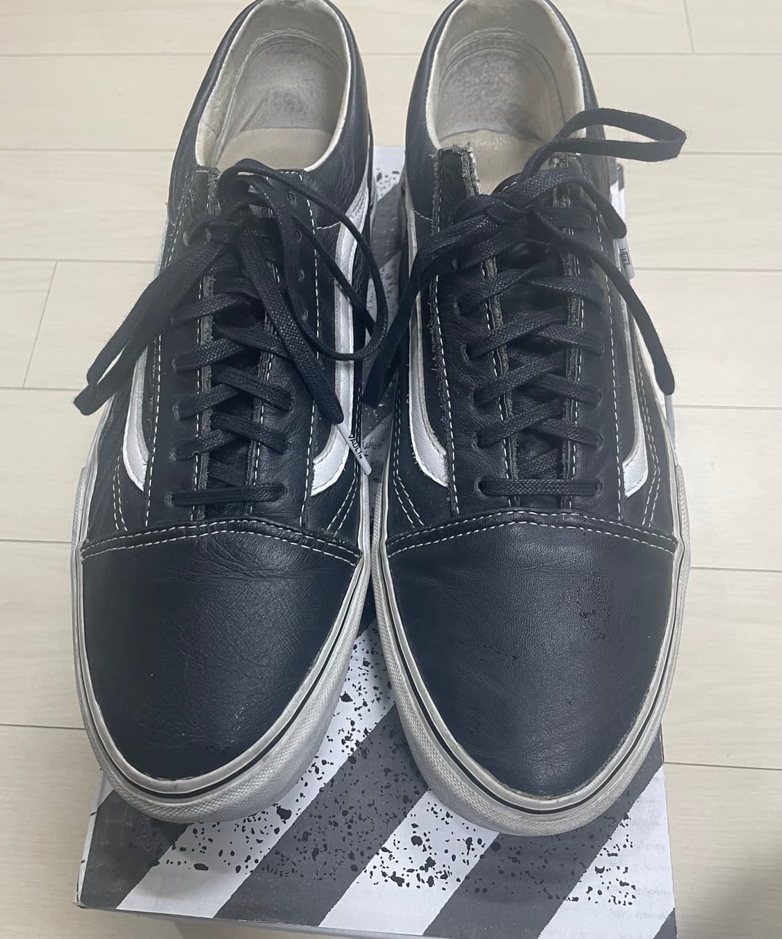 반스 볼트 og 올드스쿨 lx 레더 블랙 상품이미지2