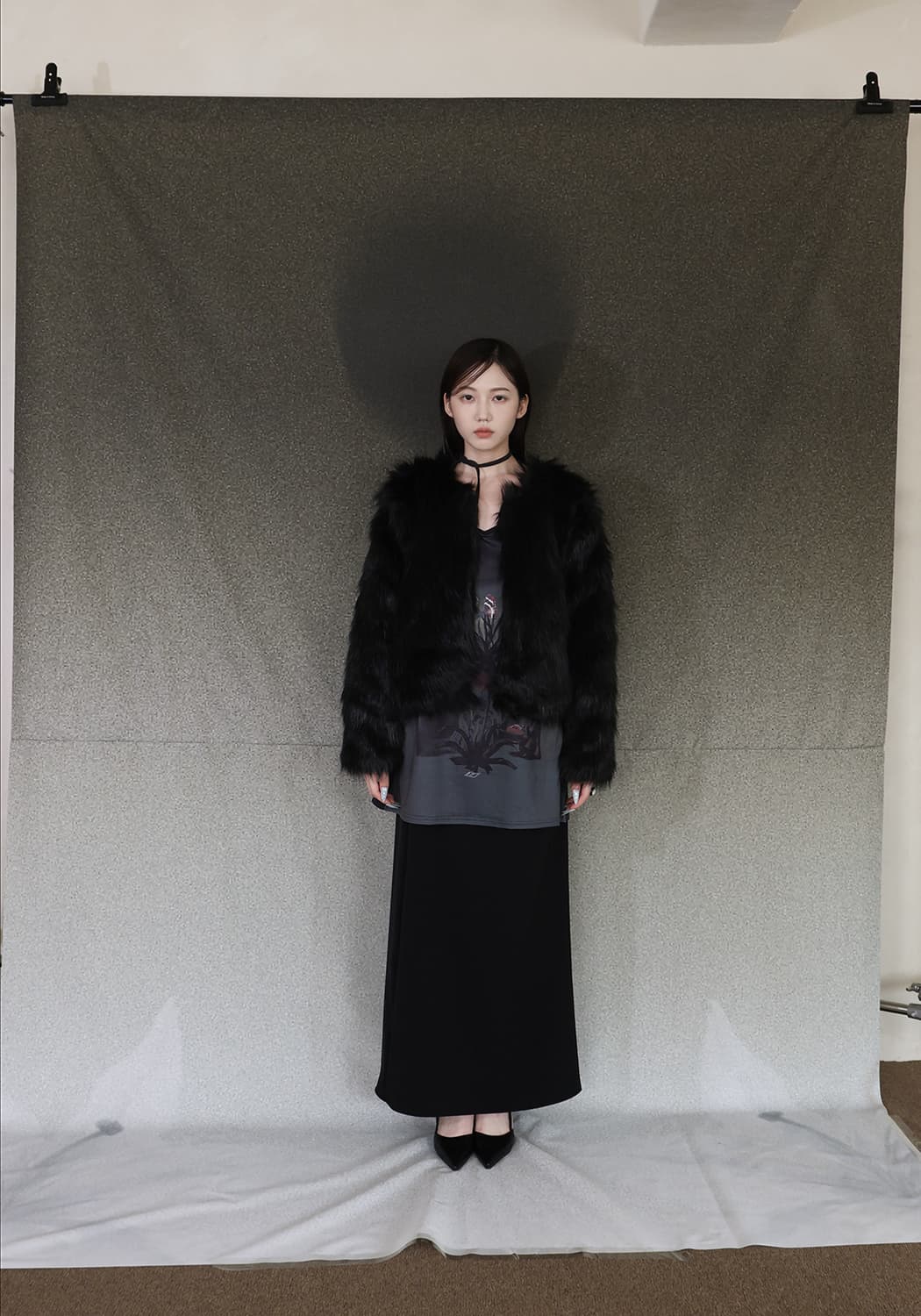 미애 퍼 자켓 상품이미지2