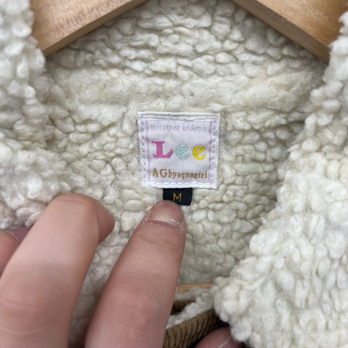 Lee 리 코듀로이 쉐르파 자켓 브라운 여xs 상품이미지5