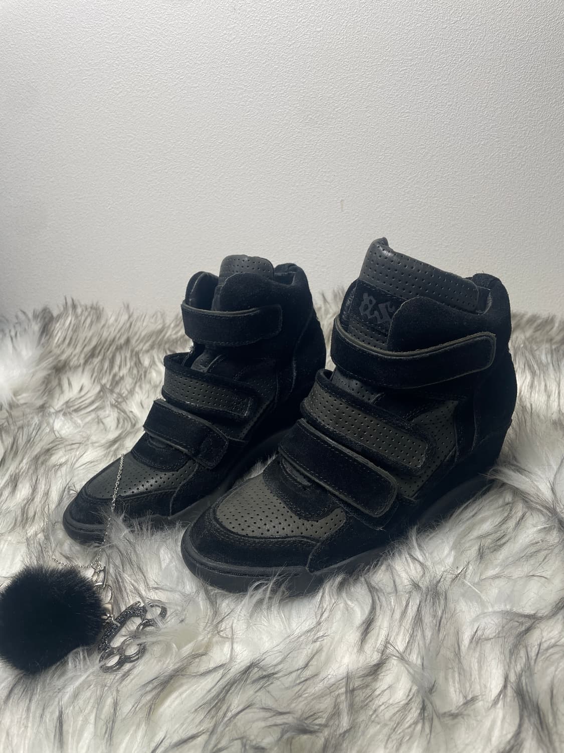 Ash 아쉬 웨지힐 스니커즈 블랙 상품이미지3