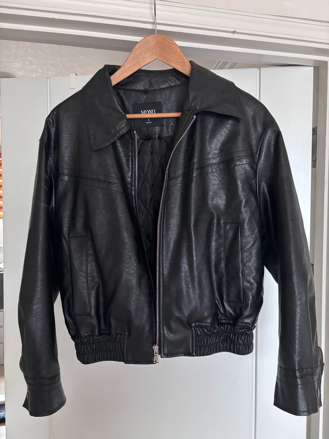 미쏘 레더자켓 상품이미지2