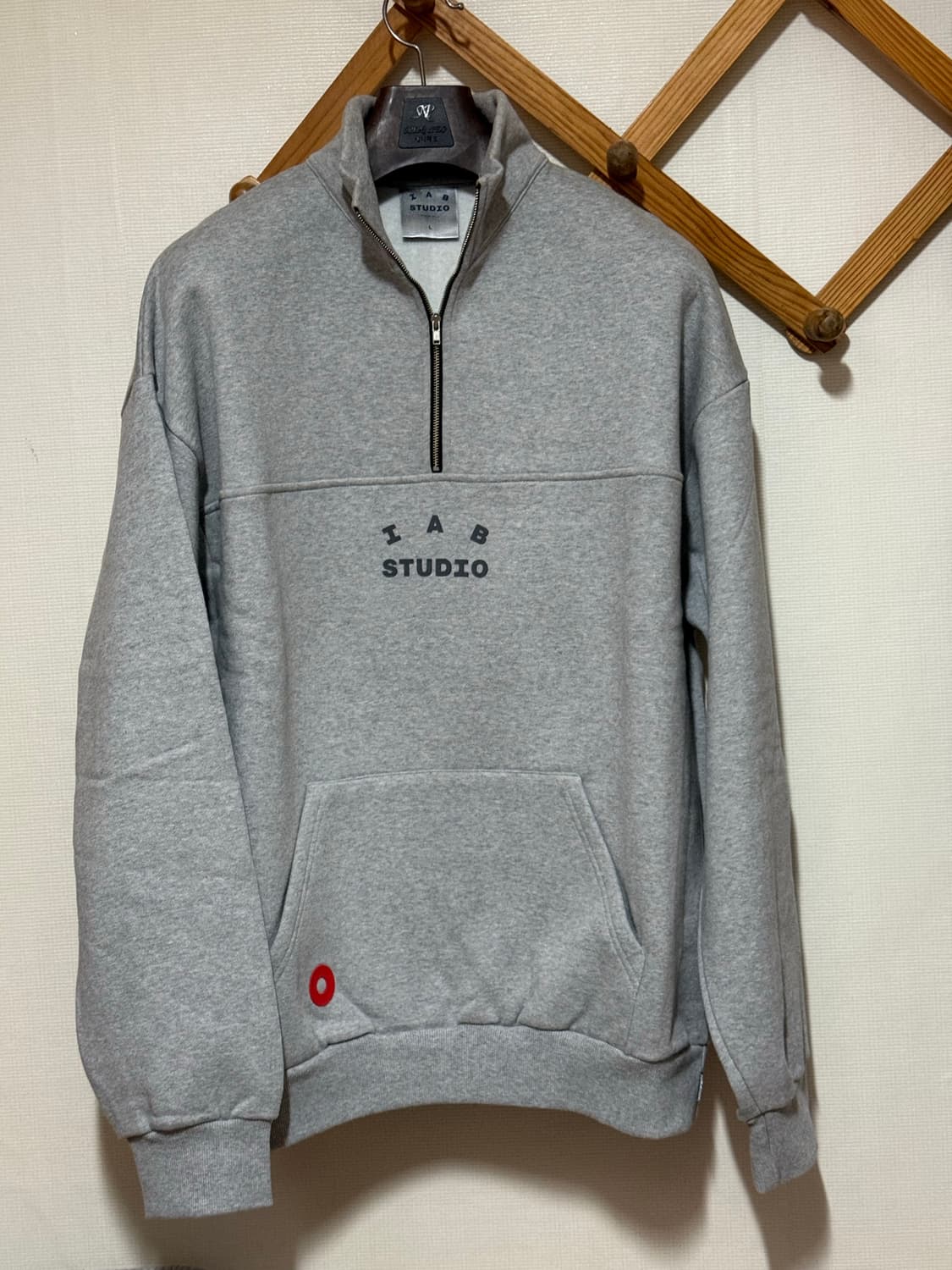 아이앱 스튜디오 현대 모비스 하프집업 그레이 L사이즈 상품이미지1