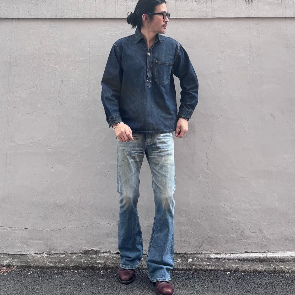 일본 리 데님 부츠컷 상품이미지3