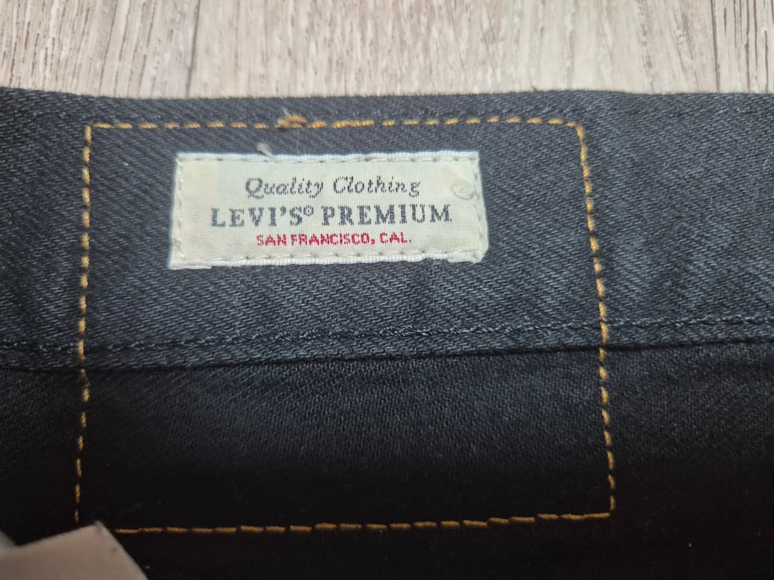 리바이스 501 0165 블랙진 32-32 상품이미지6