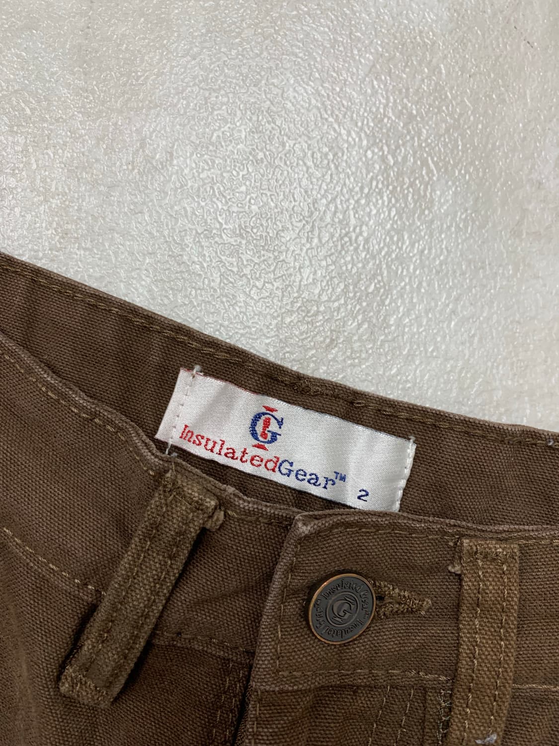 Insulated gear 브라운 스트레이트 팬츠 #104 상품이미지4