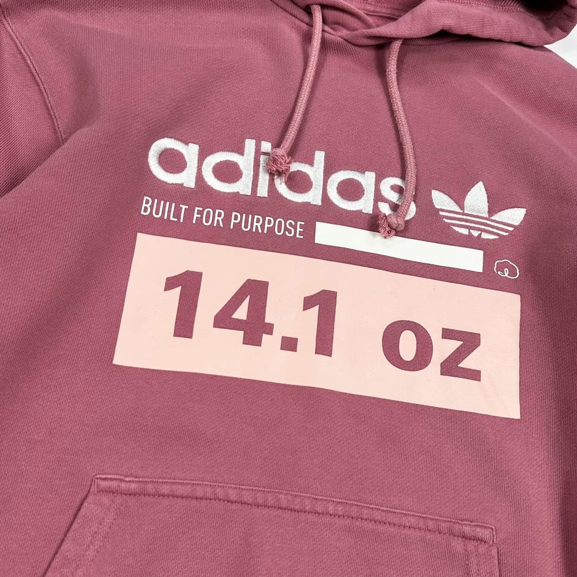 아디다스 트레포일 연핑크 후드티 (XS 여성추천) 상품이미지3