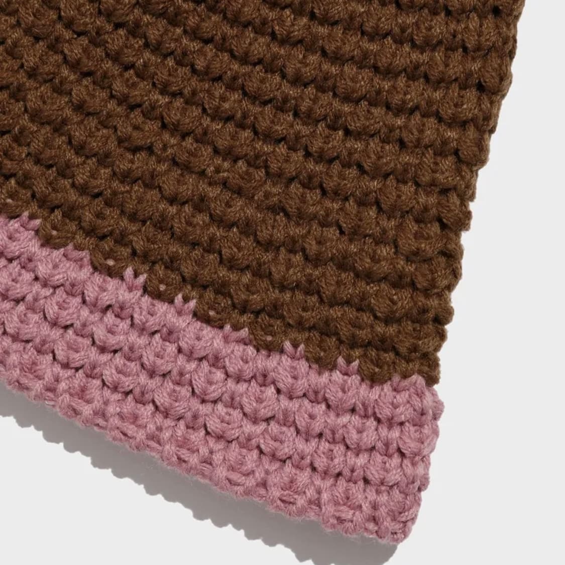 나이스고스트클럽 니트 버킷햇 브라운 상품이미지3