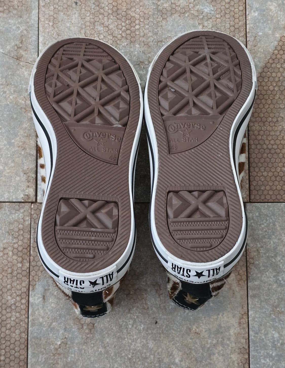 (235)컨버스 척테일러 올스타 지브라 송치 하이 상품이미지10