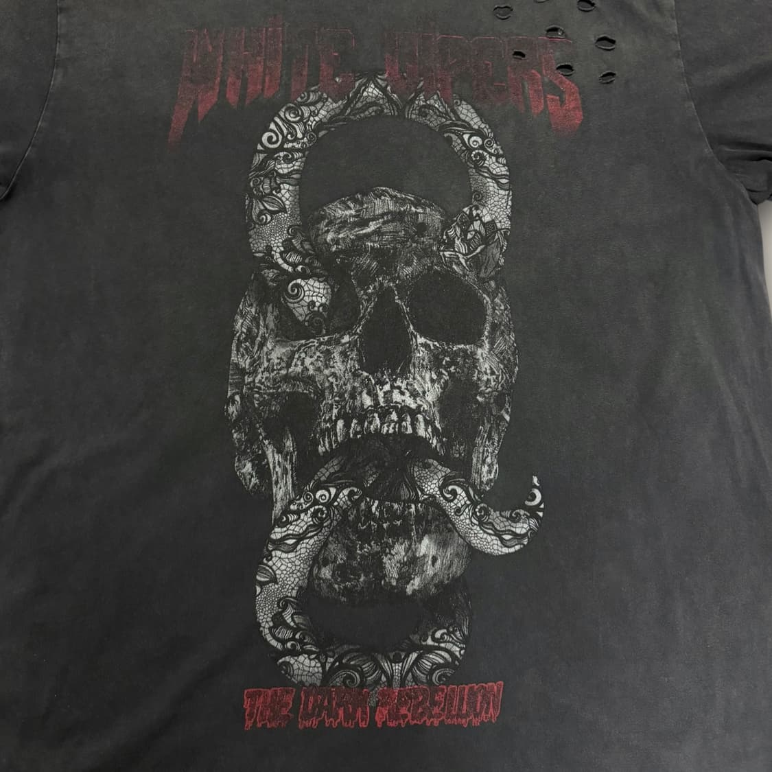 Black Venom 1995 월드투어 총알 디테일 티셔츠 XL 상품이미지3
