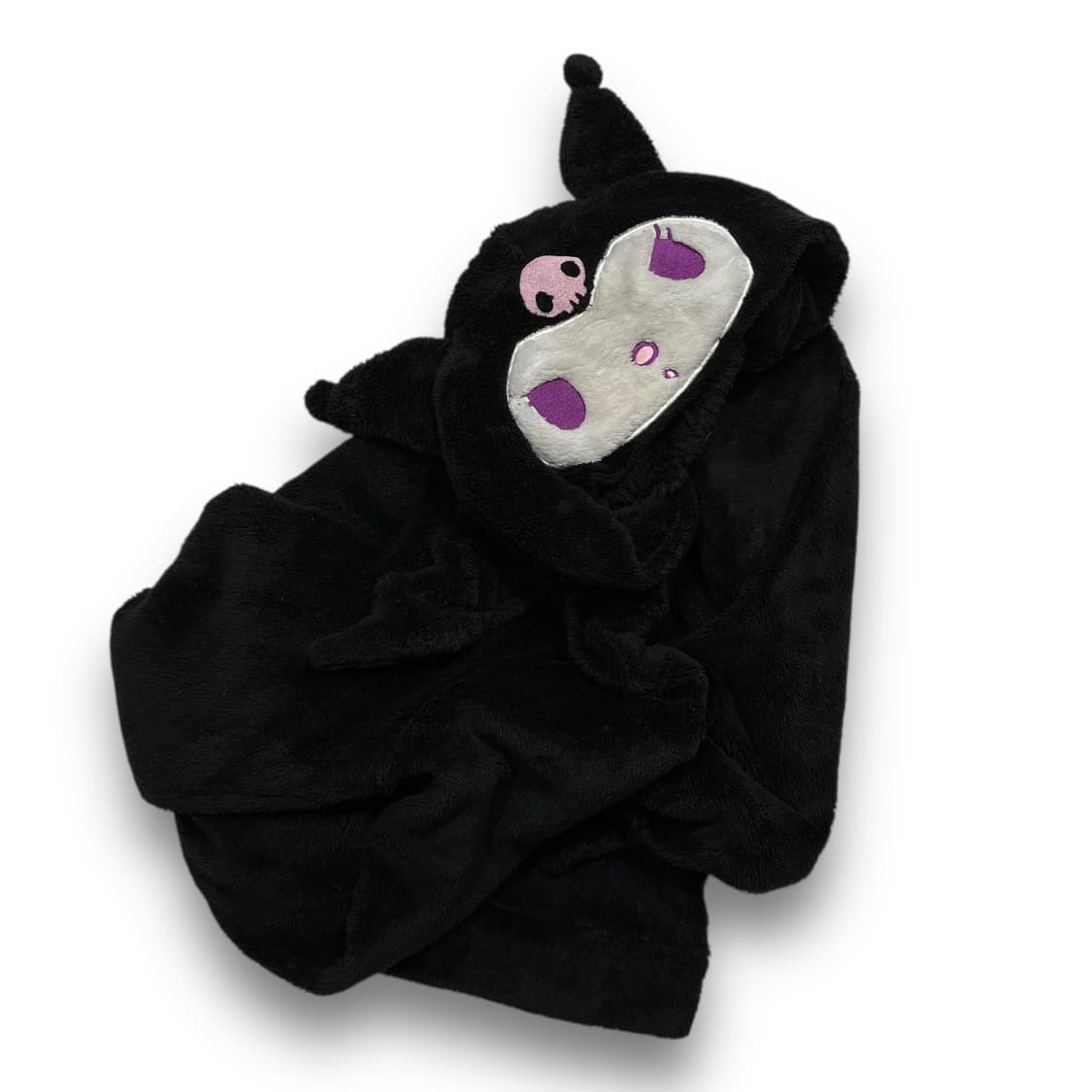 쿠로미 악마 루시퍼 날개 플리스 후디 집업 상품이미지3