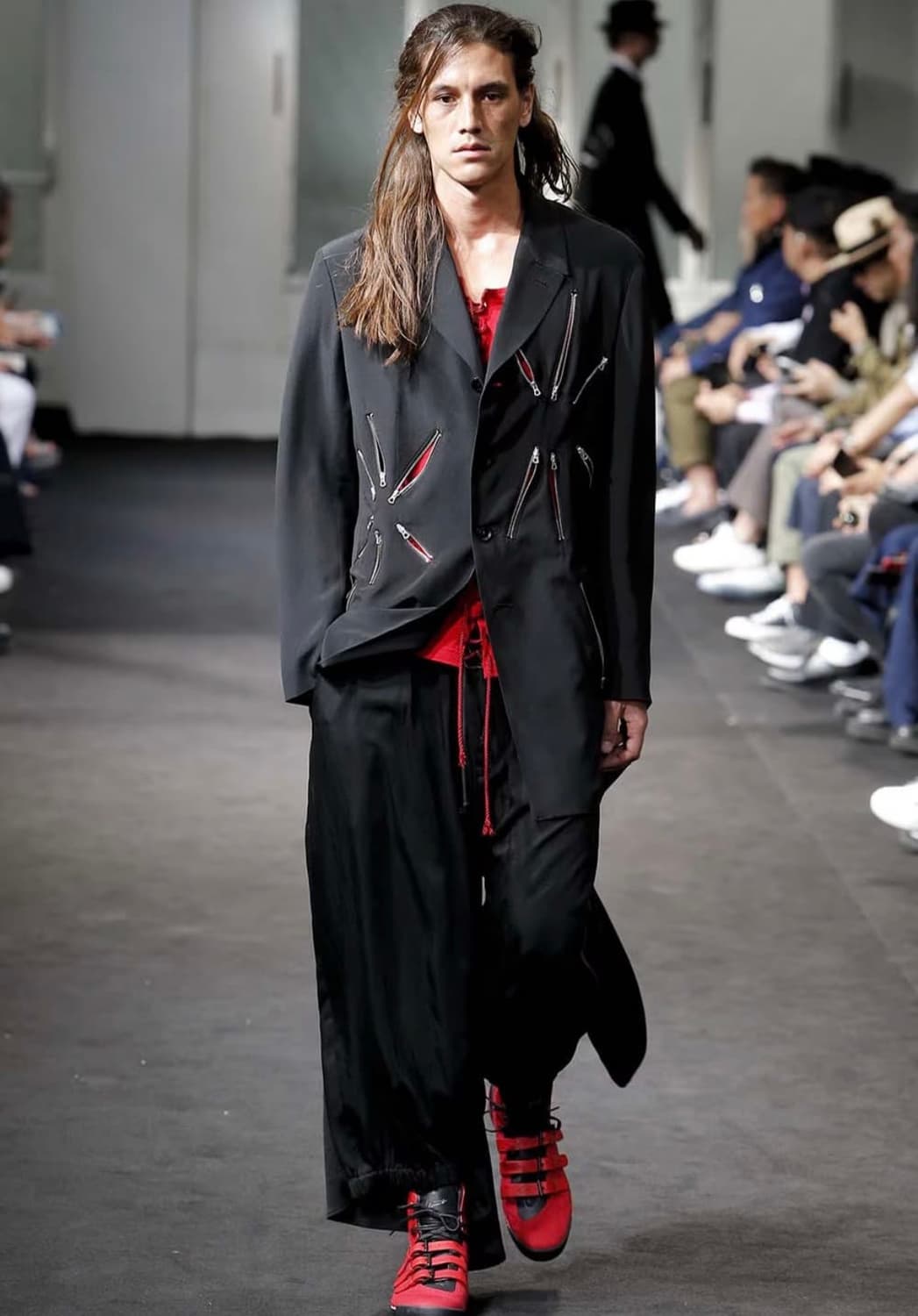 요지야마모토 뿌르옴므 카라스팬츠 3 상품이미지1