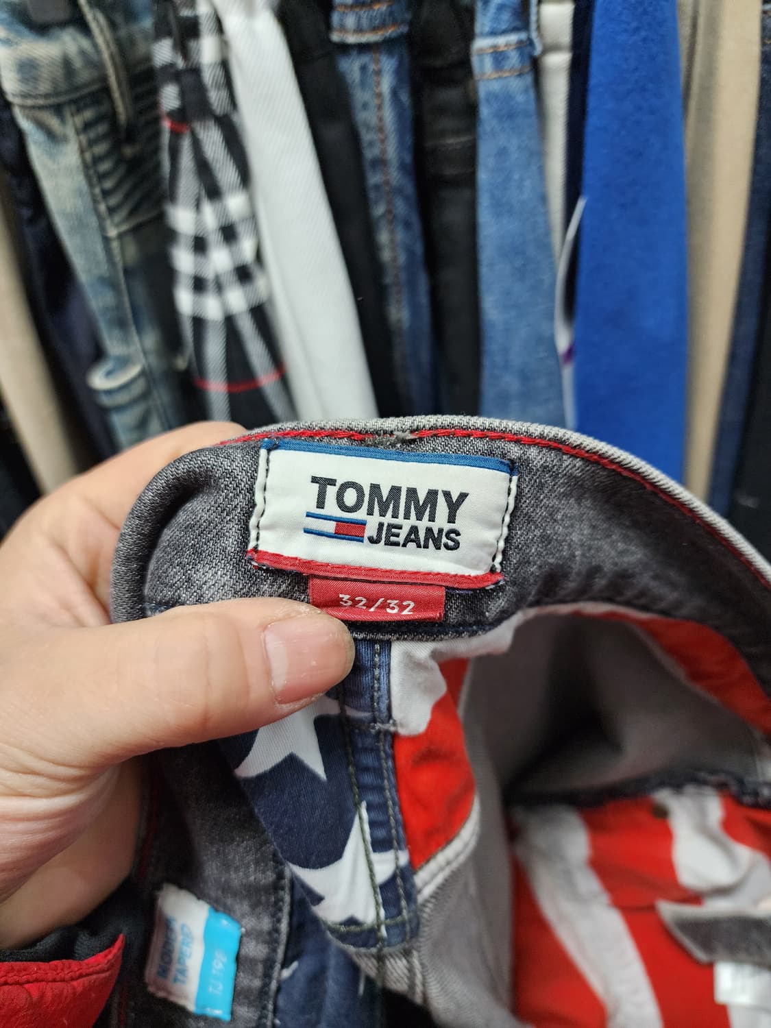 타미힐피거 USA 성조기 모던 테이퍼드 데님 팬츠 상품이미지10