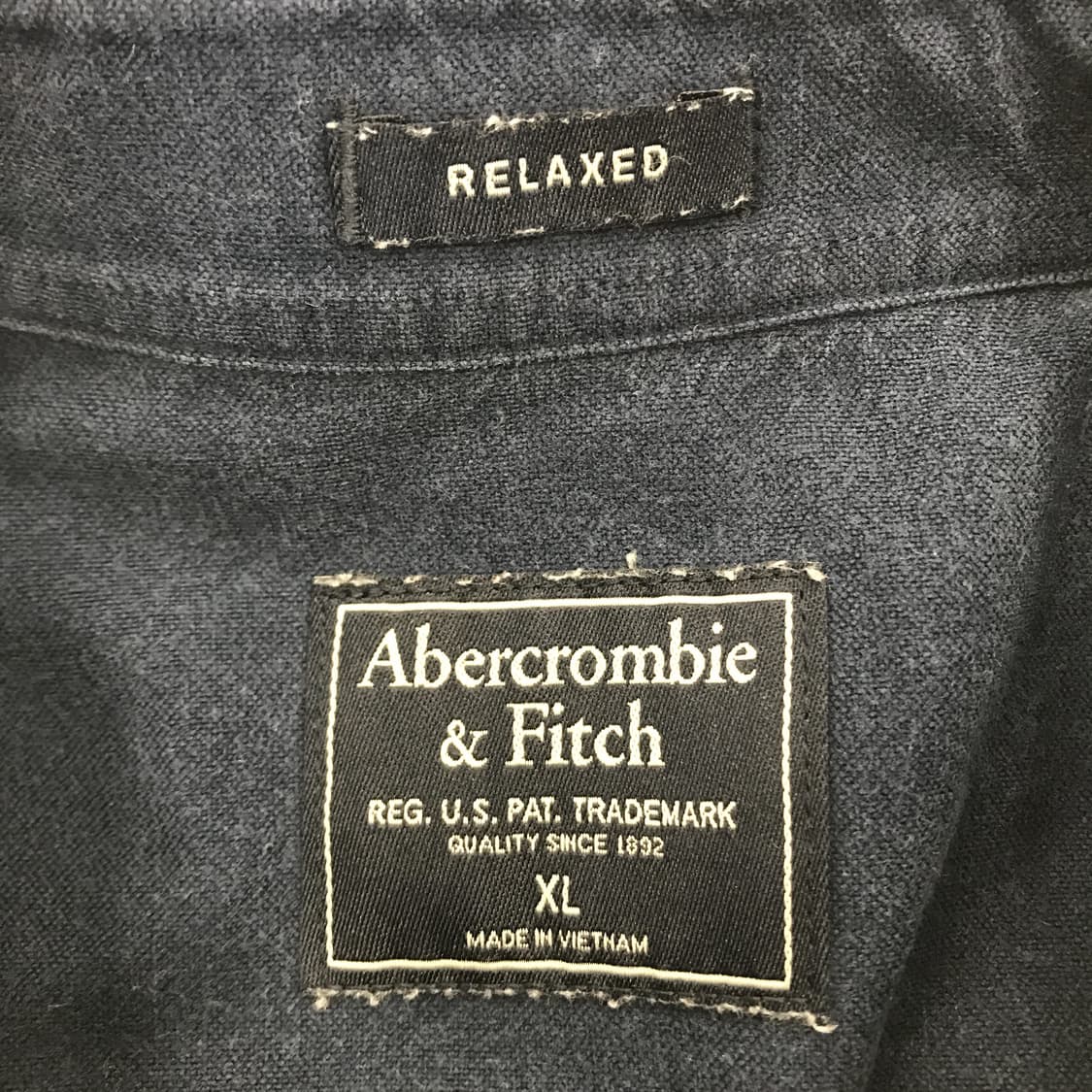 아베크롬비 네이비 옥스포드셔츠 [XL] 상품이미지5