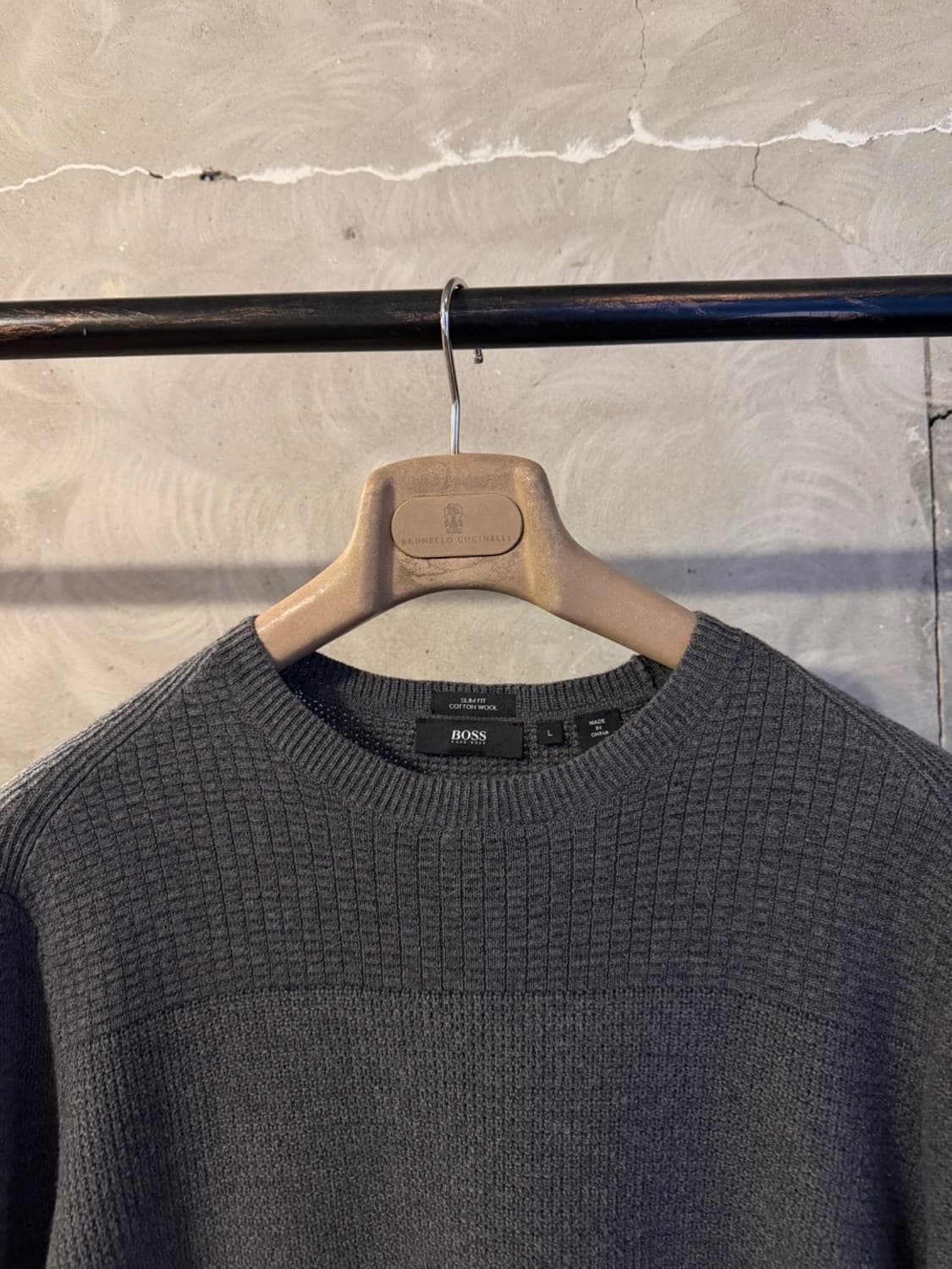 휴고보스 블랙라벨 크루넥 니트 100 상품이미지3