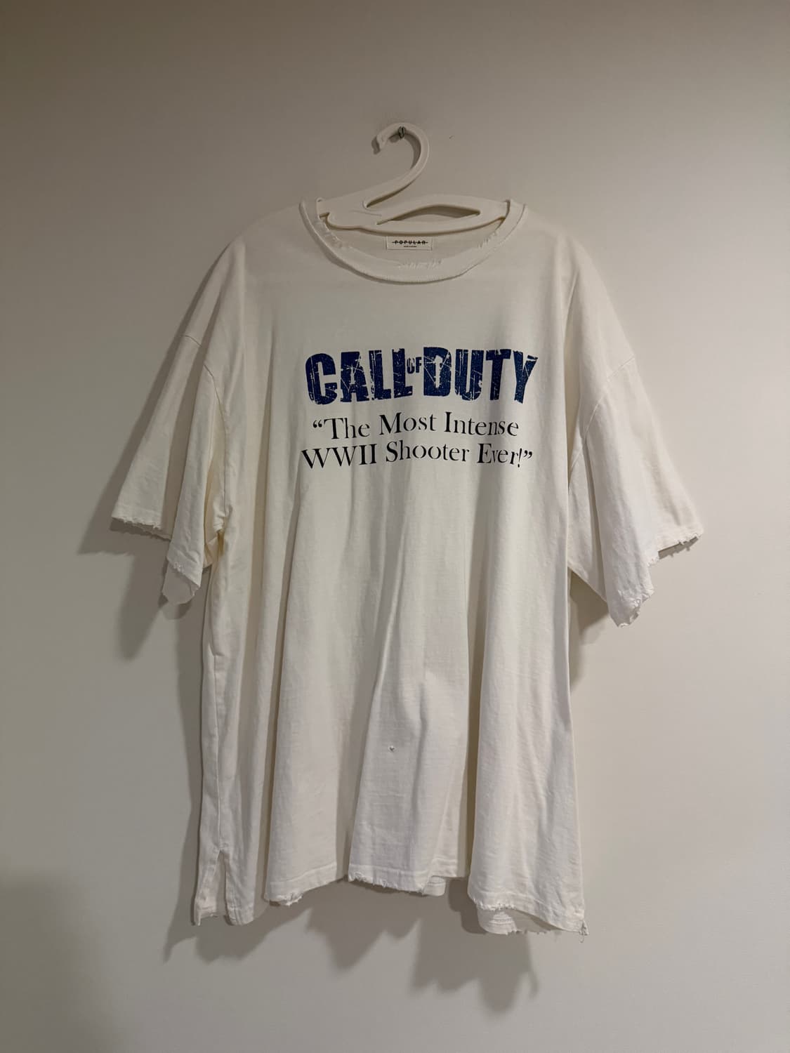 CALL OF DUTY 디스트로이드 그래픽 오버핏 반팔 티셔츠 상품이미지1