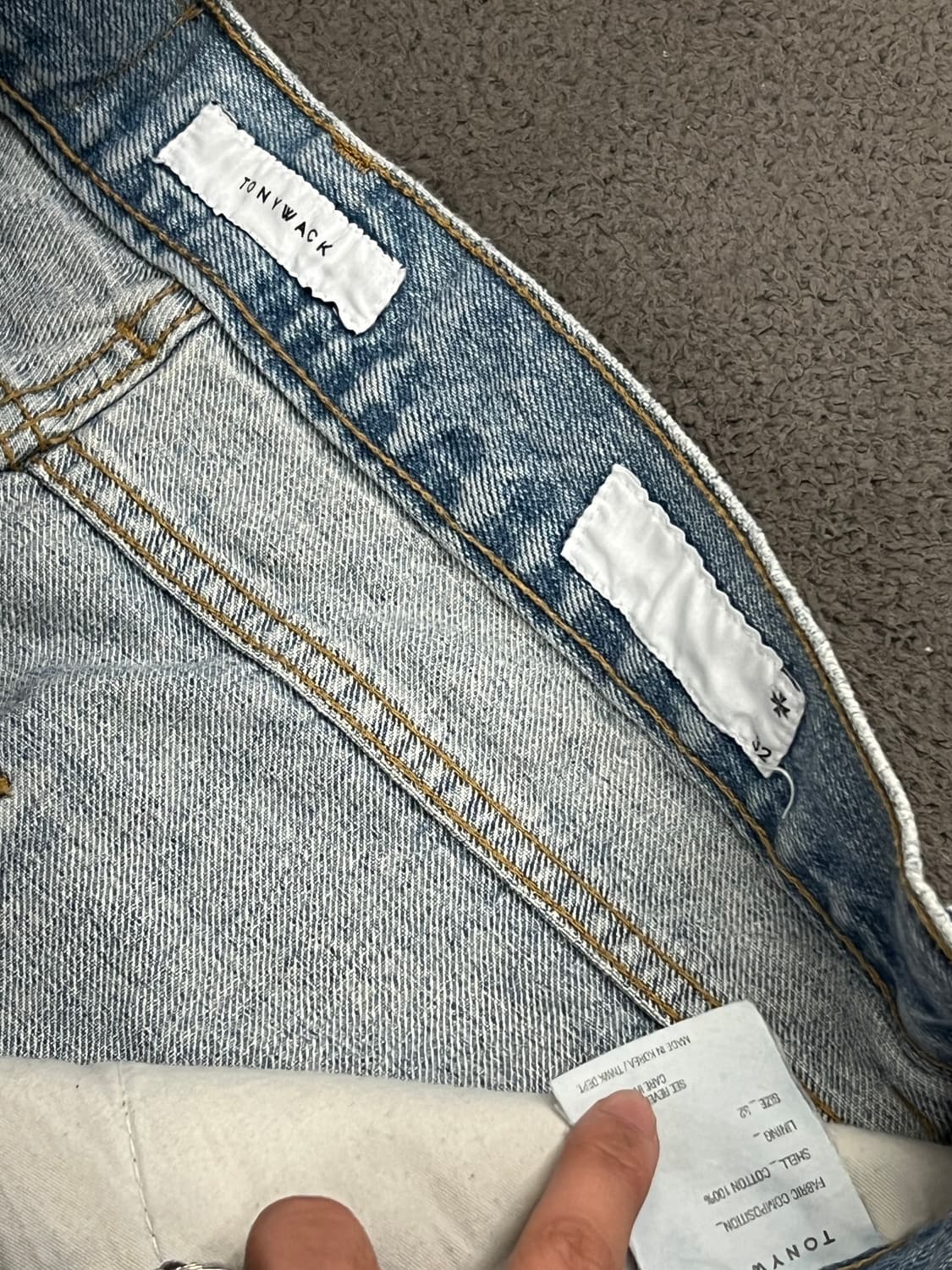 토니웩 디스 부츠컷 데님 처분  상품이미지3