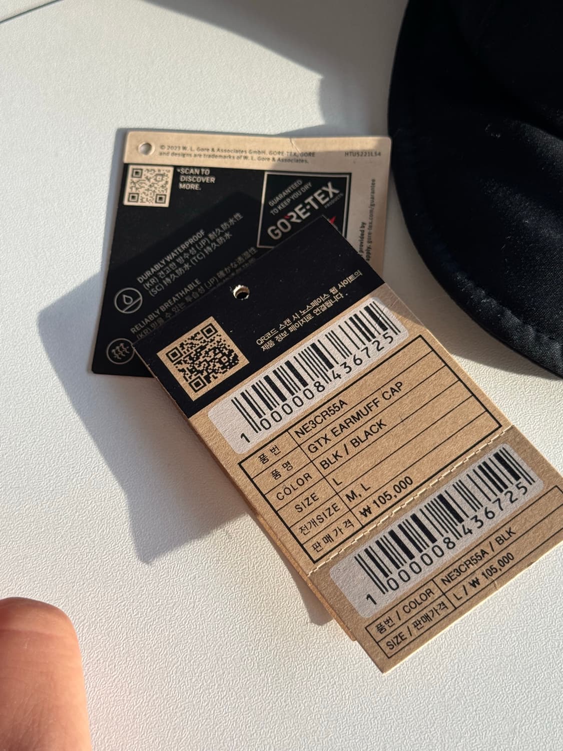 노스페이스 고어텍스 이어머프 / L 상품이미지2