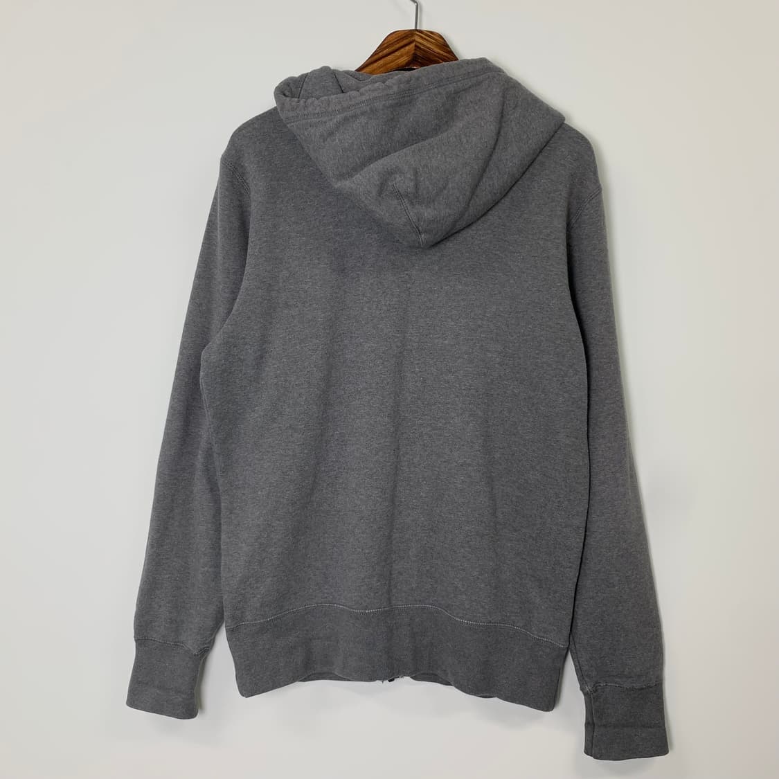 나이키 00s 스우시 그레이 기모 후드집업 상품이미지3