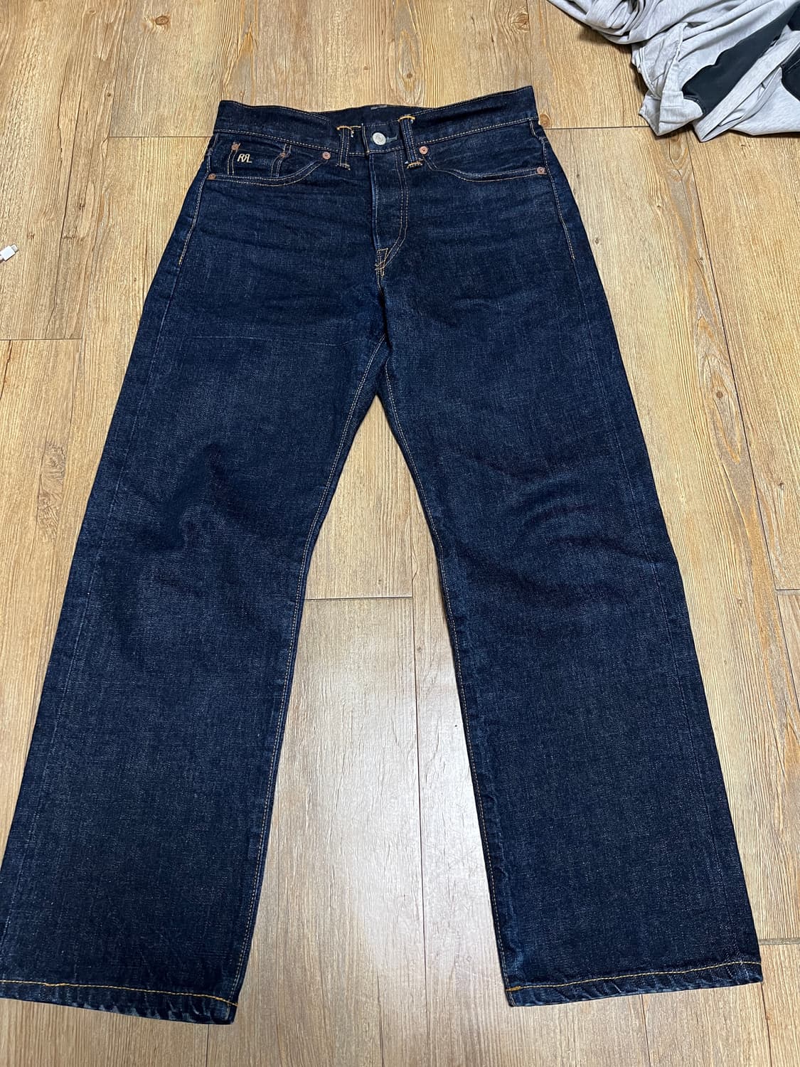 택포30) RRL 더블알엘 빈티지 파이브포켓 30x30 원워시 셀비지진 상품이미지1