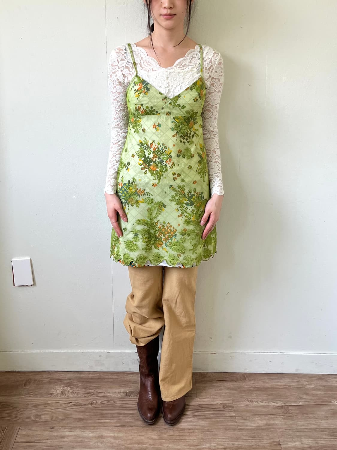 BAZaR 레이어드 슬리브리스 원피스 상품이미지8