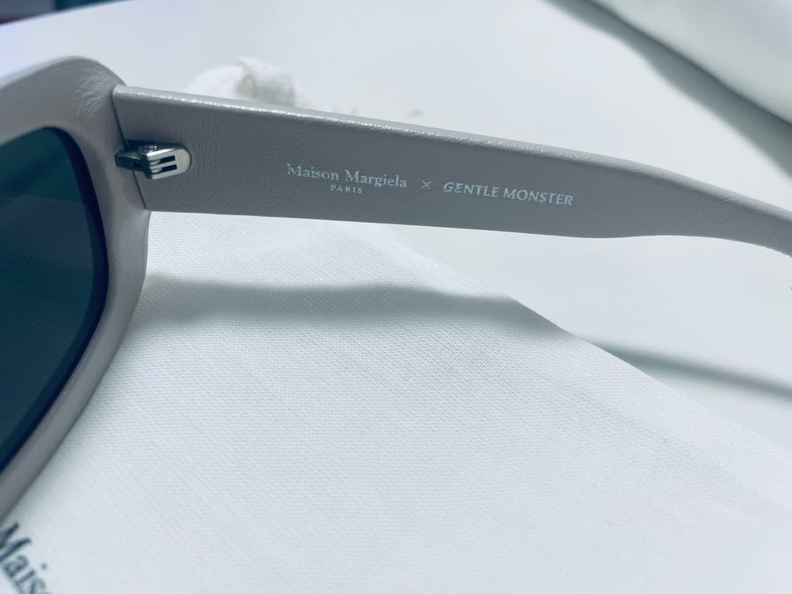 젠틀몬스터 메종마르지엘라 선글라스 레더 IVORY 상품이미지3