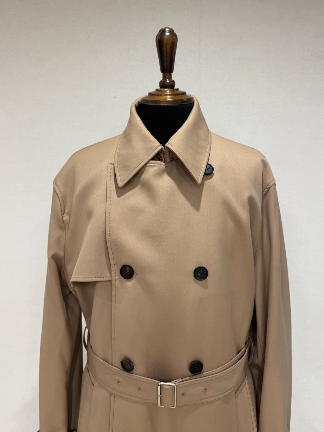 IN SILENCE 울 블렌드 베이지 트렌치 코트  상품이미지5