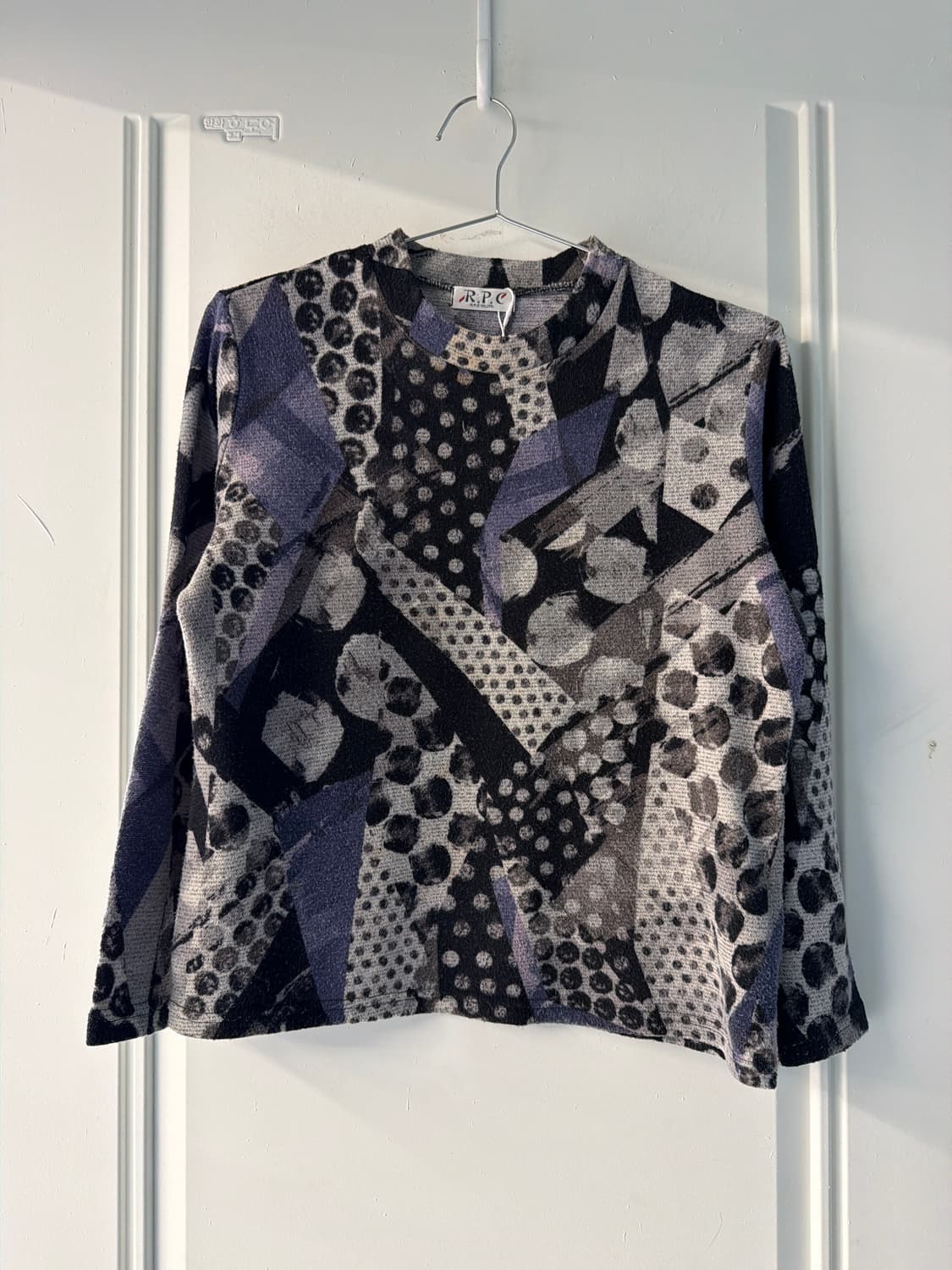 일본빈티지 모리 패턴 롱슬리브 상품이미지5