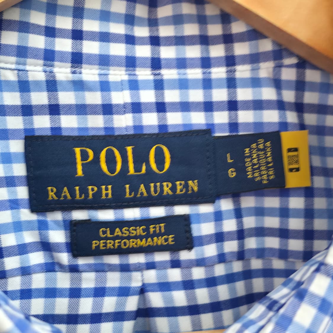 [L] 폴로 랄프로렌 체크 셔츠 신형 큐알택 상품이미지5