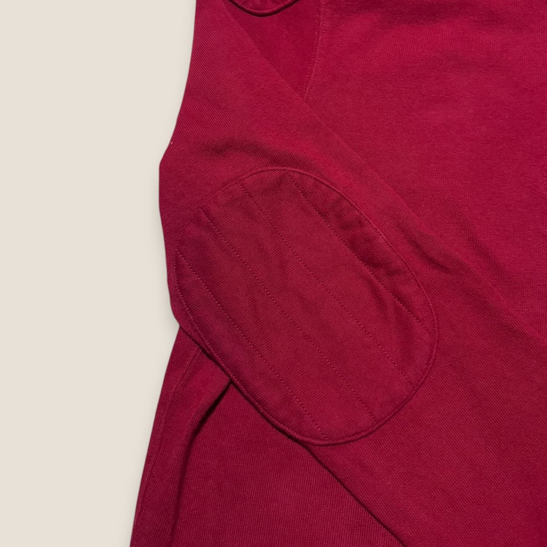 90s 폴로 랄프로렌 레드 럭비티 M 상품이미지5