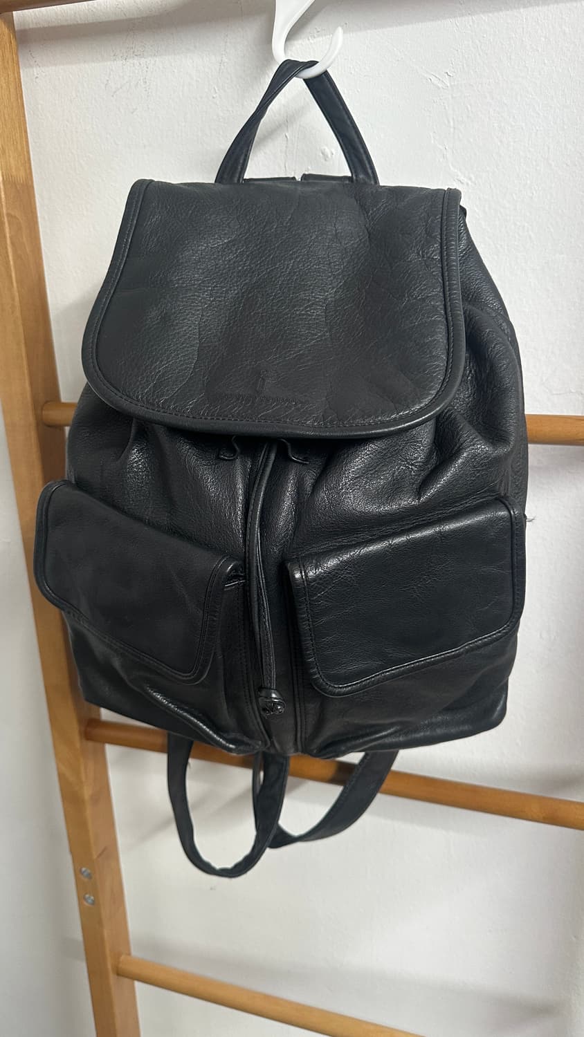 리얼레더 복조리 백팩 상품이미지5