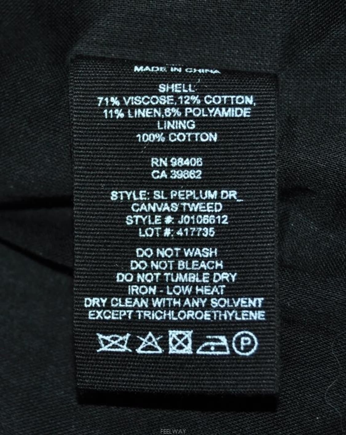 띠어리/여성민소매린넨혼방원피스(사이즈44) 상품이미지7