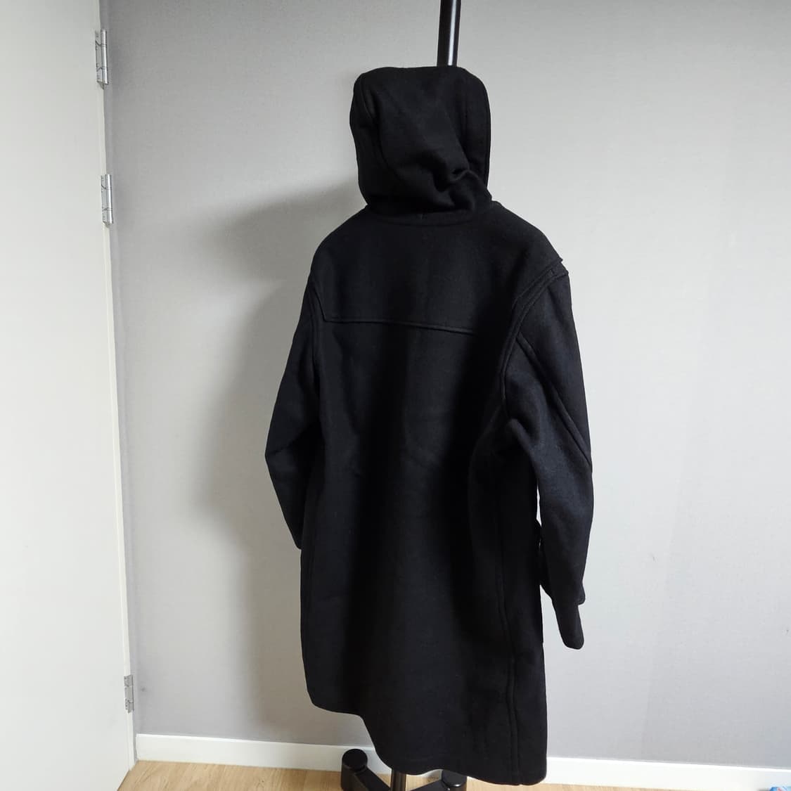 Auralee 블랙 울 더플 코트 상품이미지6