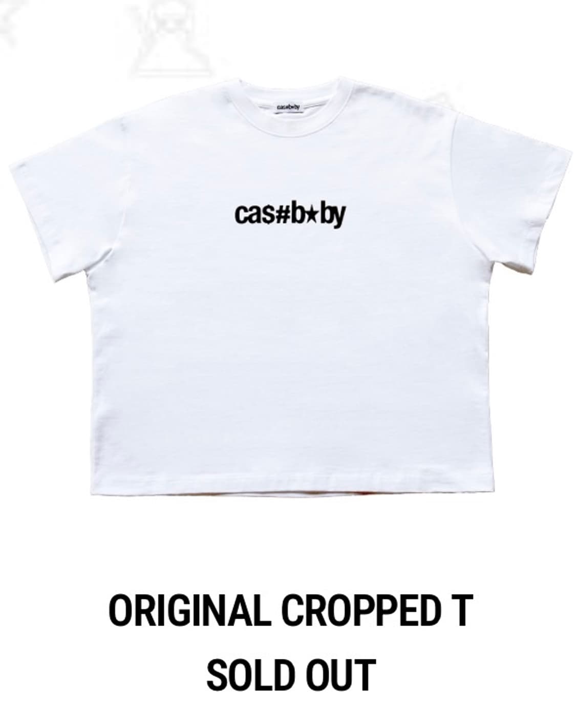 Cashbaby 크롭 반팔 white 상품이미지1