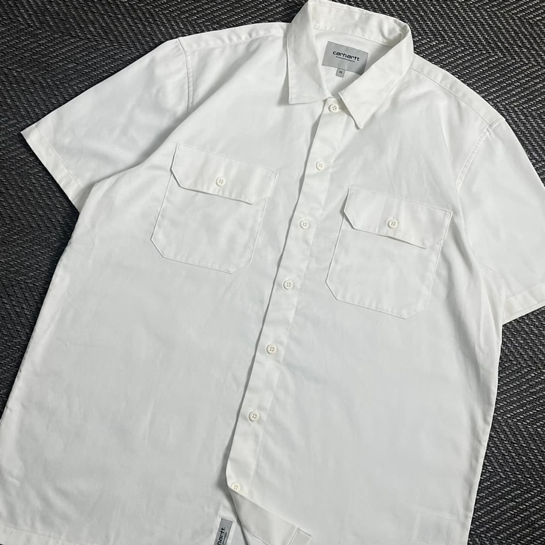 칼하트 wip 화이트 워크 반팔 셔츠y 4259 상품이미지1