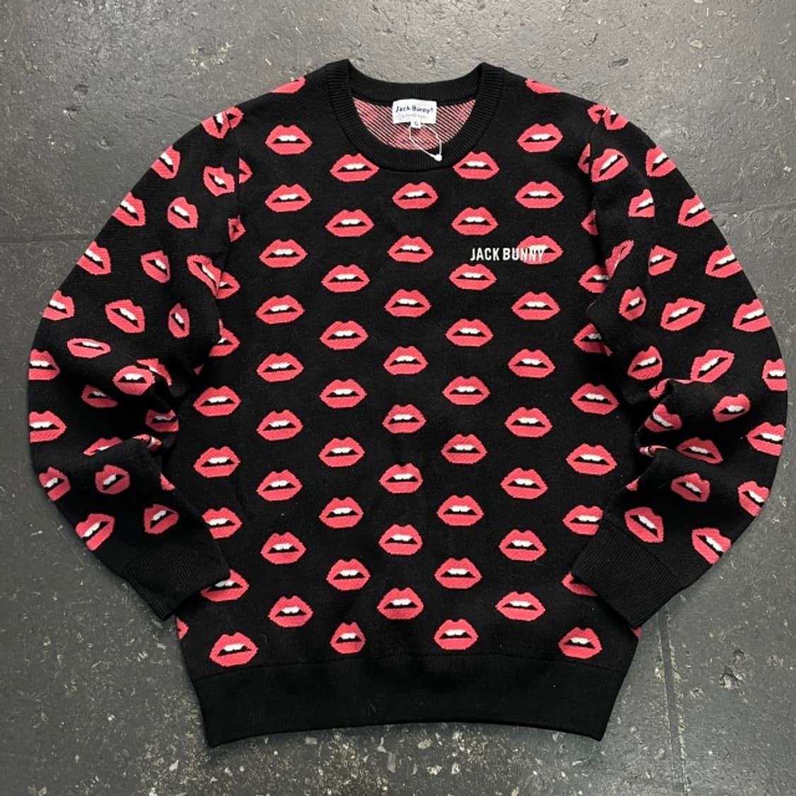 100 파리게이츠 잭 버니 립 패턴 니트 상품이미지1