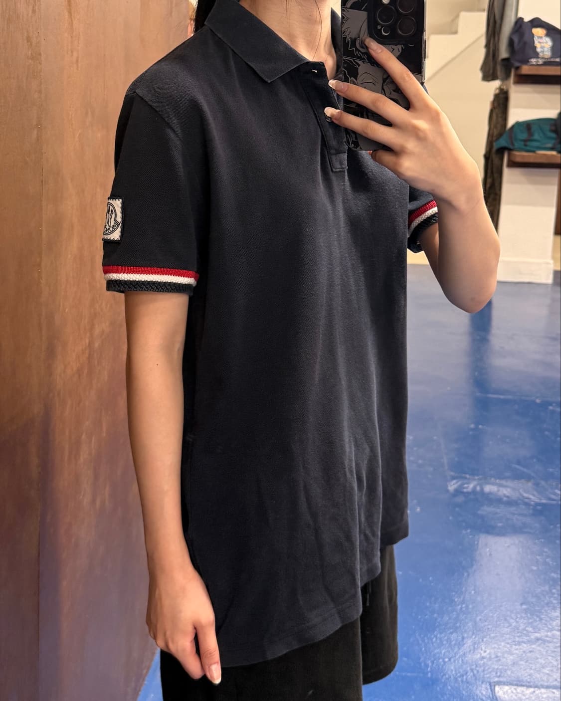 2000s Moncler 몽클레르 감마블루 반팔티 상품이미지2
