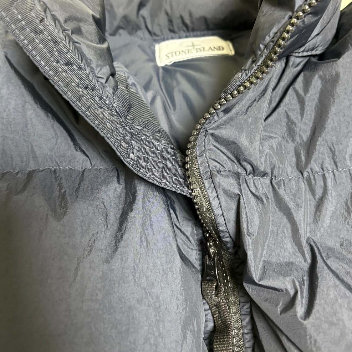 스톤아일랜드 23fw 크링클랩스 가먼트 다이드 패딩 다운 다크네이비 L 상품이미지7