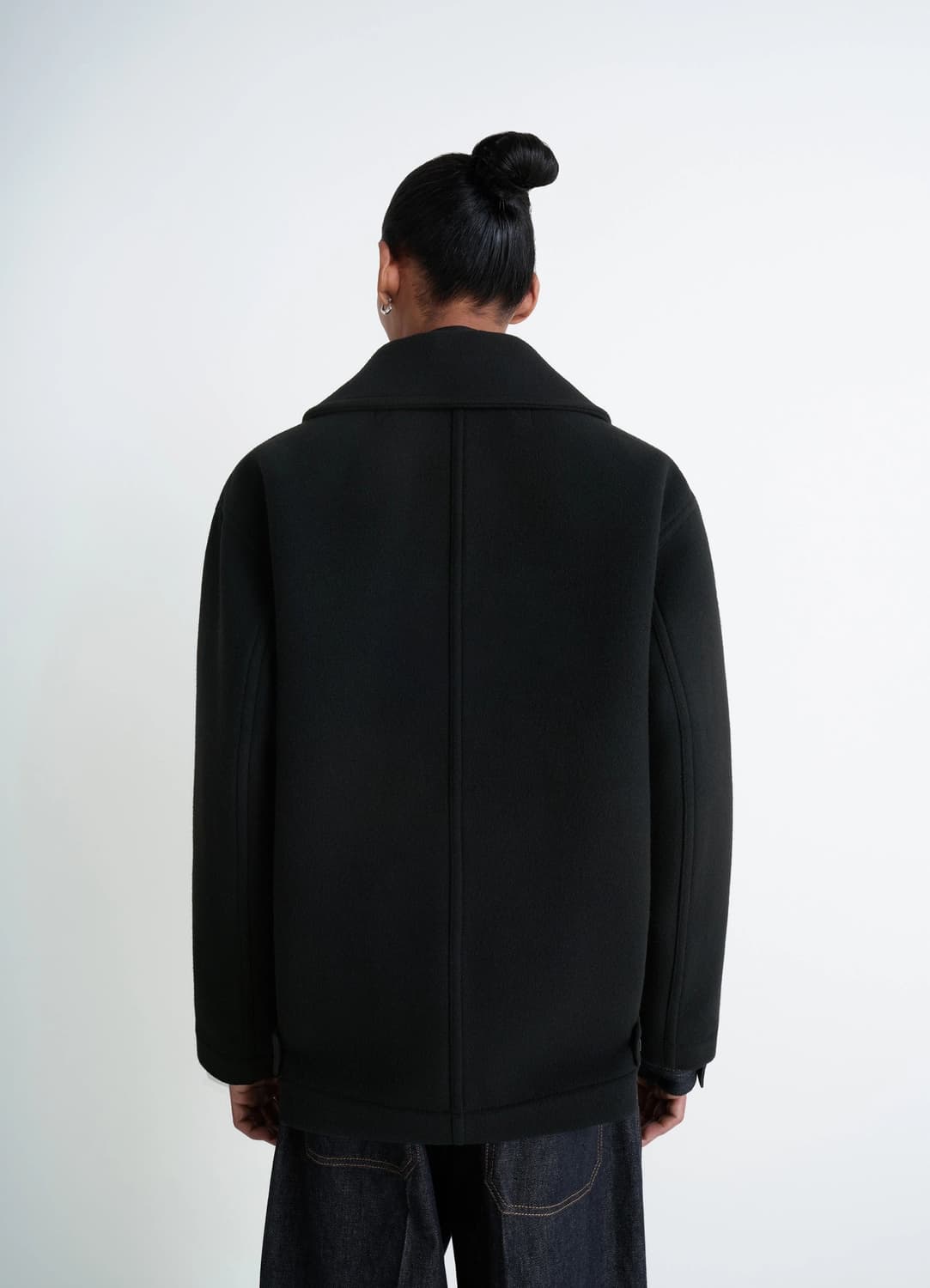[48]르메르 25fw 박스 피코트/블랙 상품이미지5