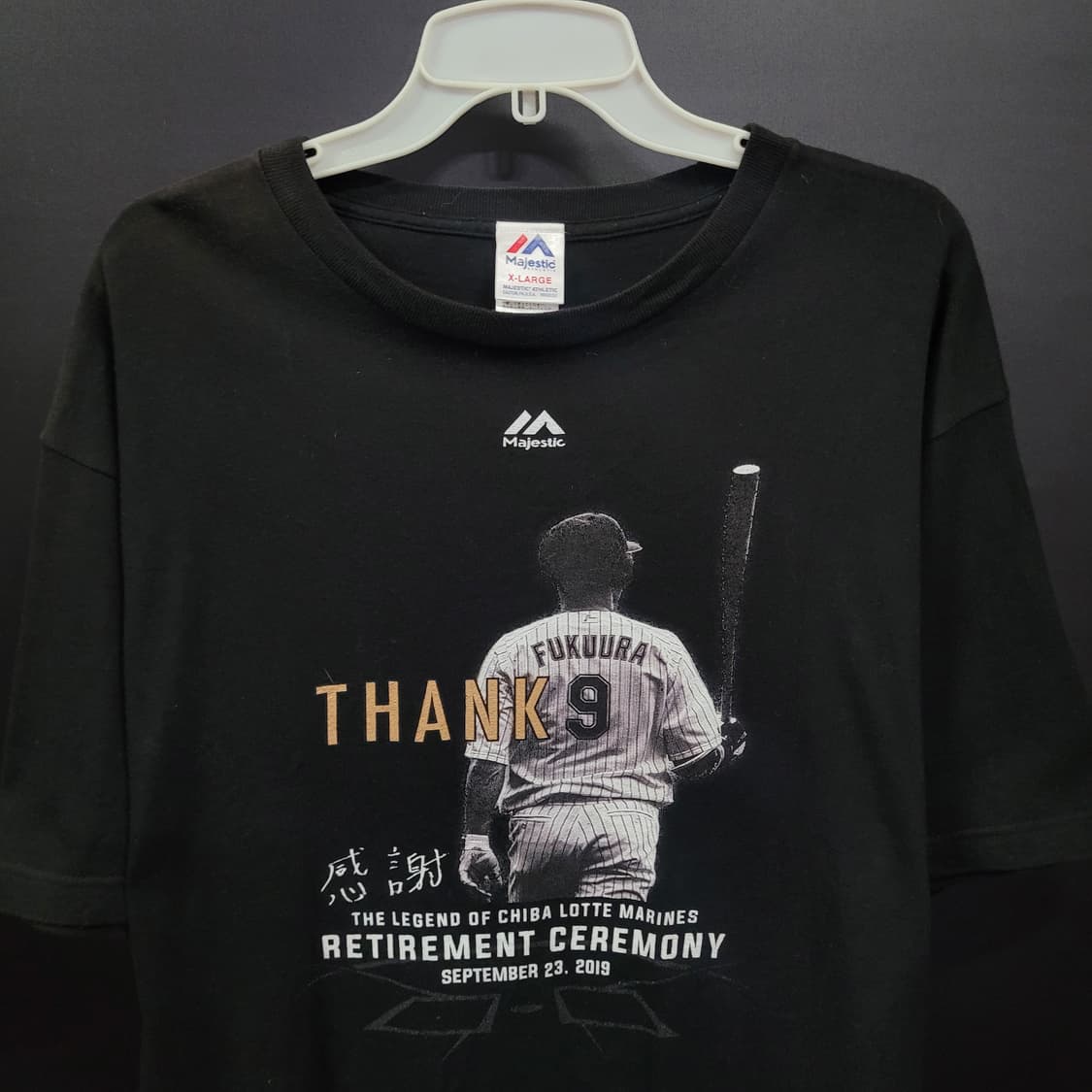 MAJESTIC 마제스틱 롯데 마린스 후쿠우라 한정판  빈티지 셔츠 상품이미지2