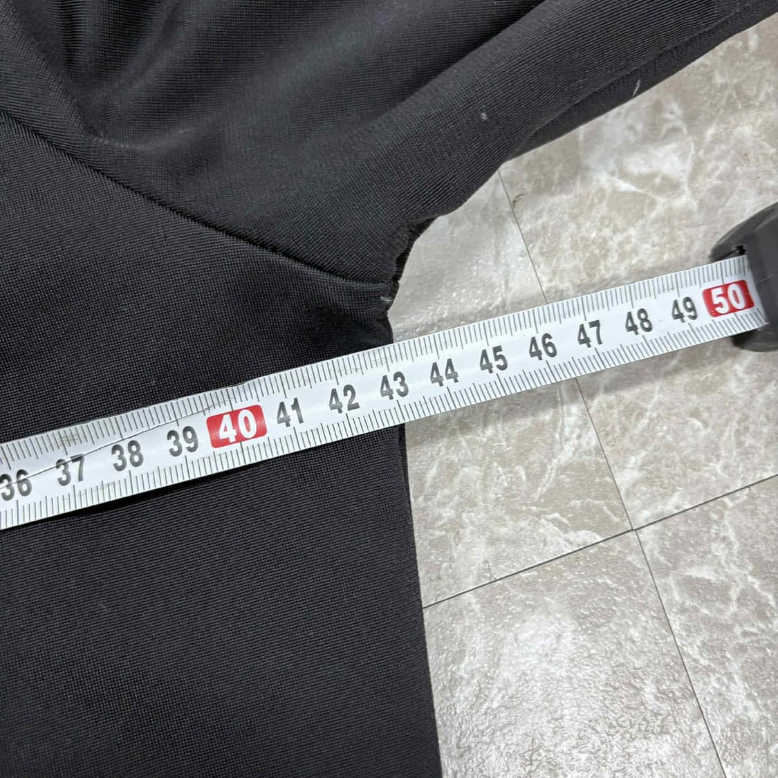 아디다스 검금 세미크롭 걸즈 트랙탑 희귀져지(90) 상품이미지7